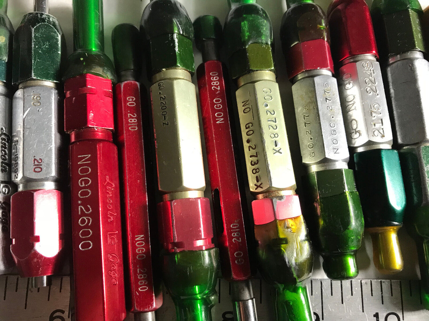 Lot Plug Gage Go Nogo Van Keuren .2450,2600,250,2958,2502,2777,2300,2505,190,Es