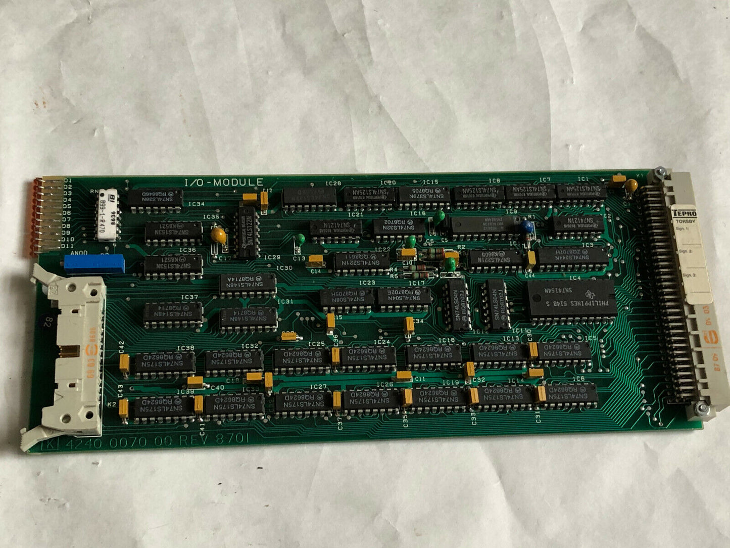 New Atlas Copco 4240 0070 00 Rev 8701 Terpo I/O Module,4240007000,Fj