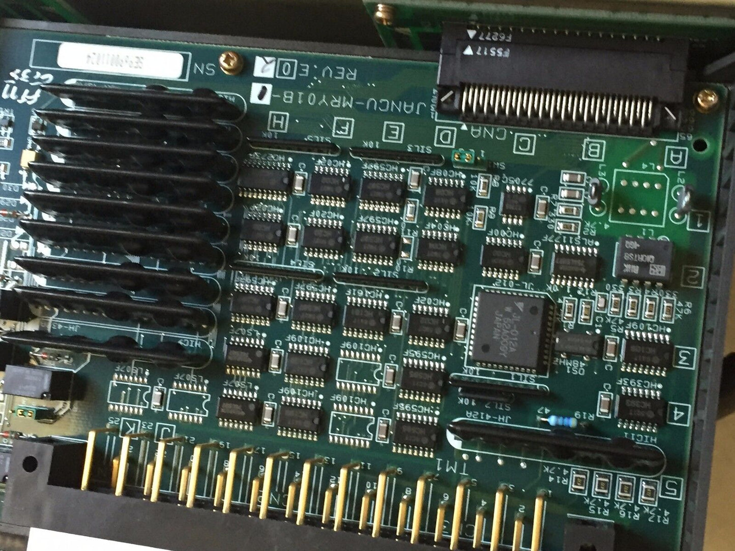 Yaskawa Jancd-Mbb02-1 Rev.E,Mry01b-1,Mi004,Jzncu-Mrk09-19 Backplane,Ek