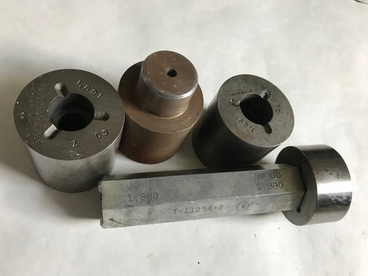 Lot The Pipe Machinery Go No Go Plug Gage 1.890 1.891 1.891 ,Ac