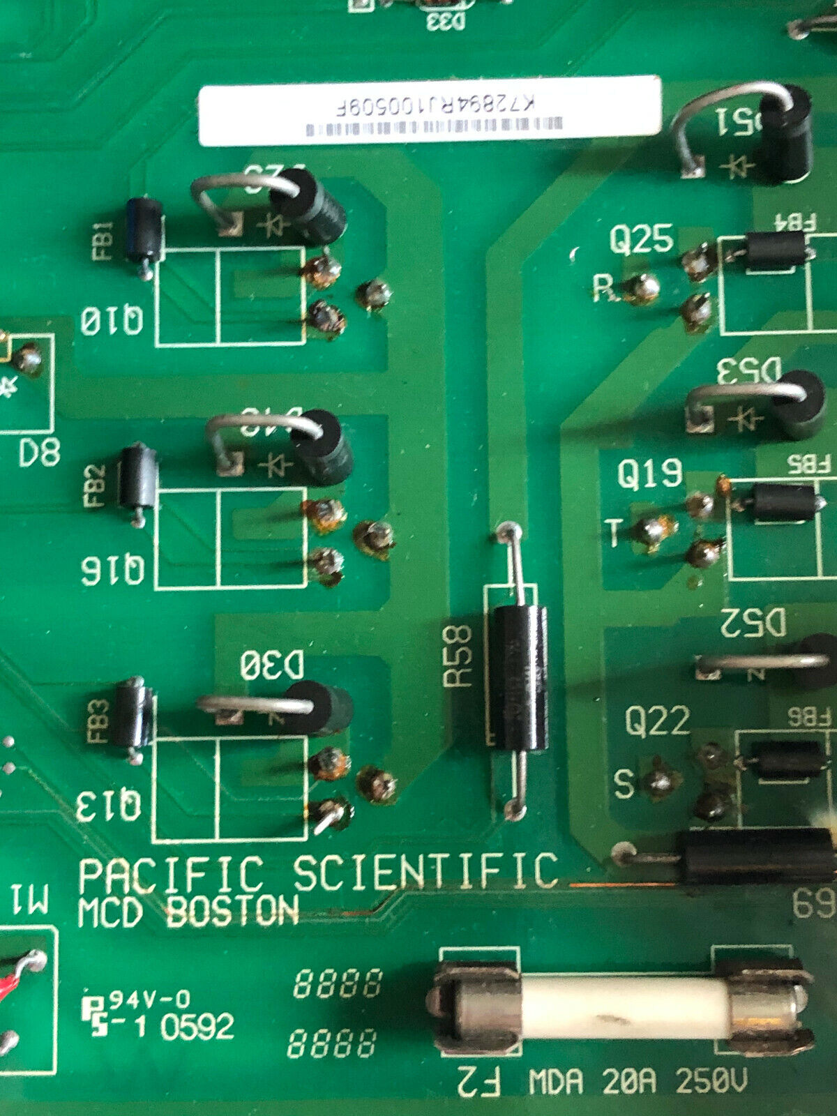 Pacific Scientific Sc402-011-T3,105-040200-02, 115/230V 6/6Fla 1/3Ph Control,Ei