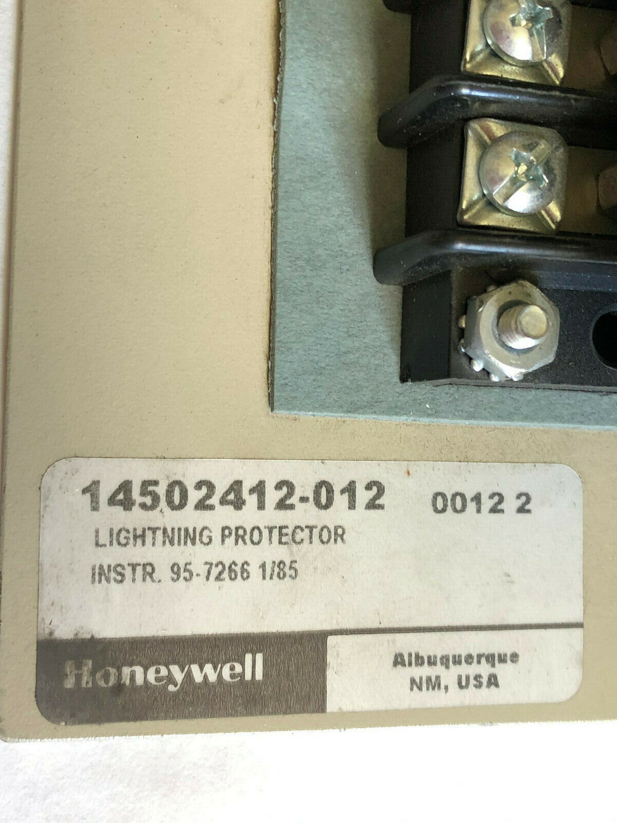 New Honeywell 14502412-012 Lightning Protector,Honeywell 14502412,An