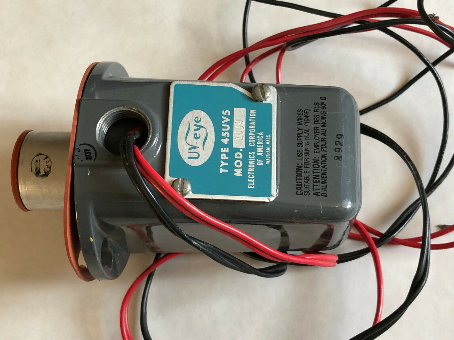 New Electronics Co. 1009 45Uv5 Flame Scanner,Uv-Eye 1009,45Uv5,Uveye 45Uv5,Dj