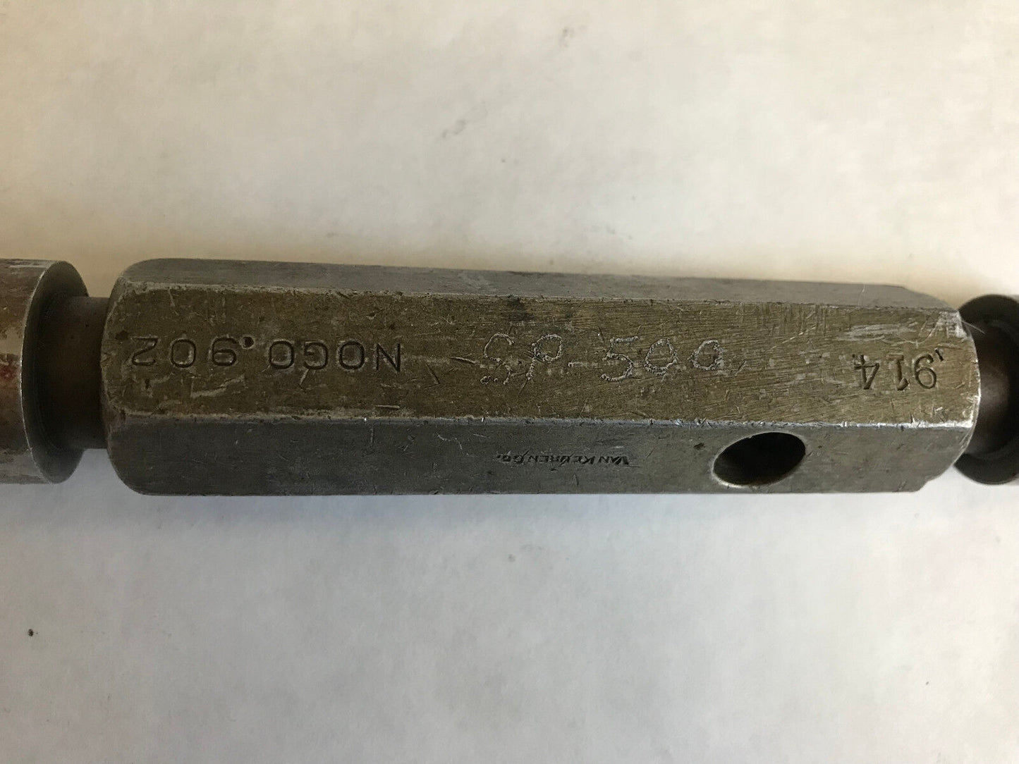 The Pipe Machinery Plug Inspection Gage Van Keuren Sp-500  Go .914 Go .902,Et