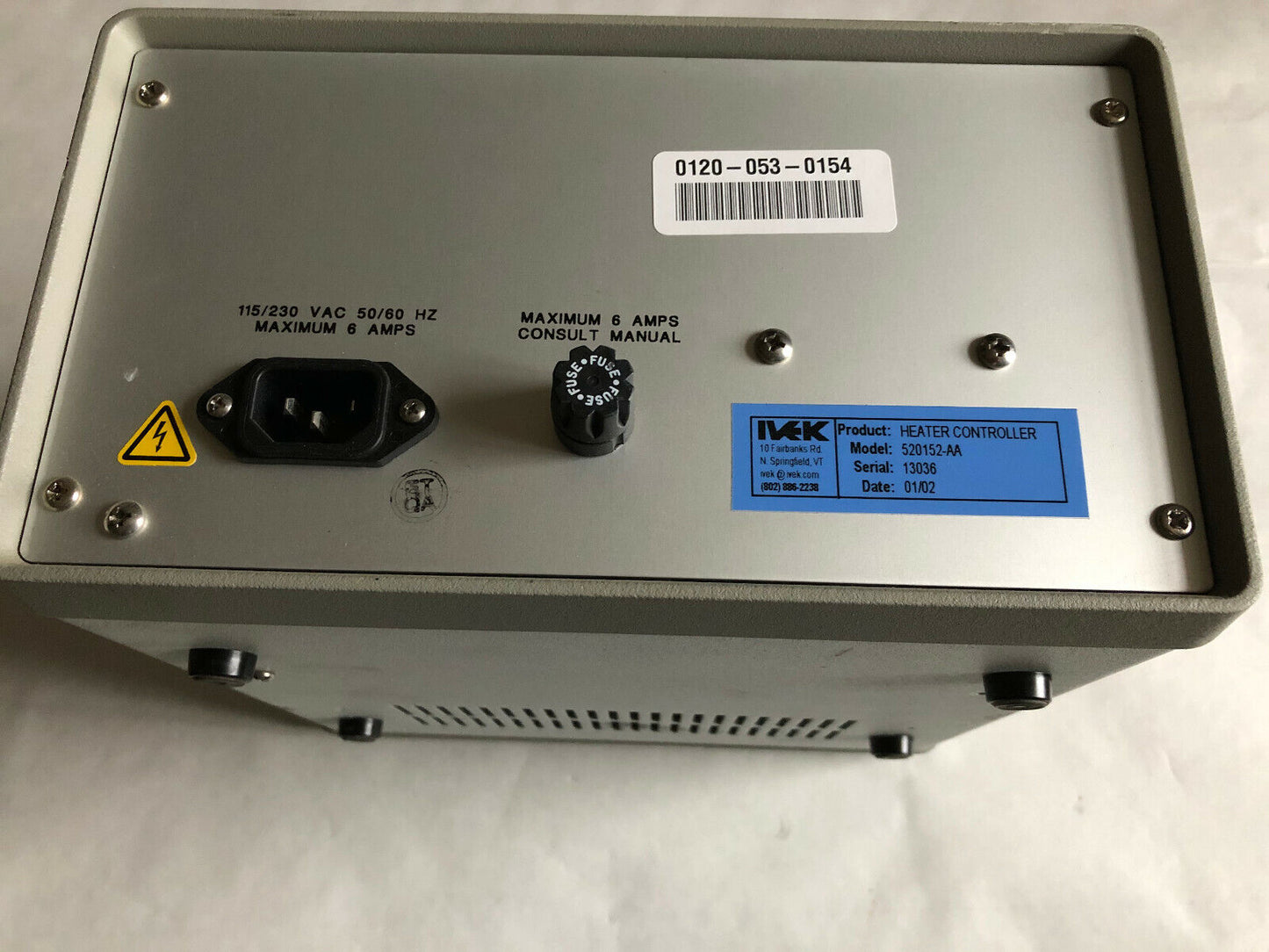 Ivek 520152-Aa Heater Controller,520152 Aa,Tj