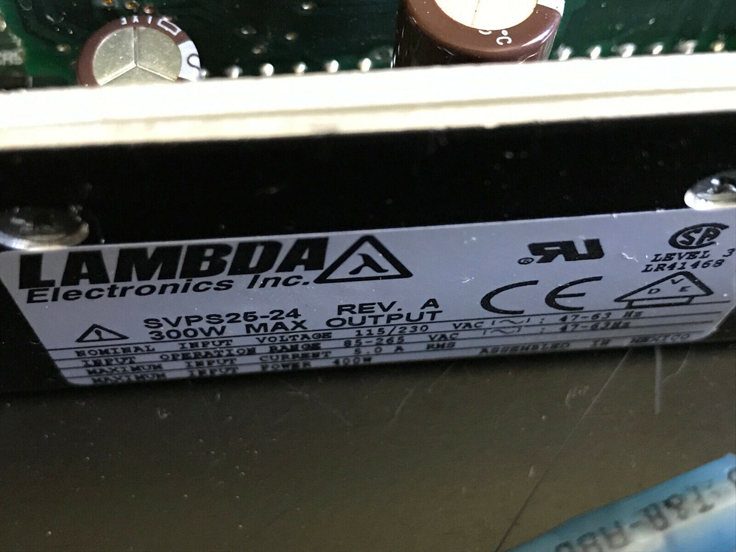 New Kt-Synetics Automation 1-2197900 24Vdc Power Supply,Lambda Hal-02-1067,Th