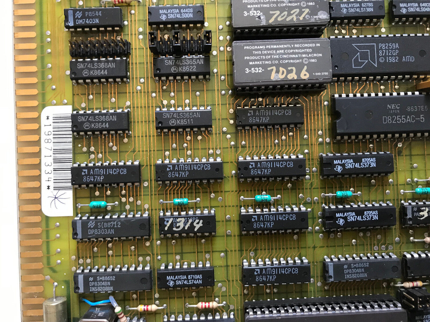 Cincinnati Milacron 3-533-0127G Rev A Cirtuit Control Board,35330127G,Es
