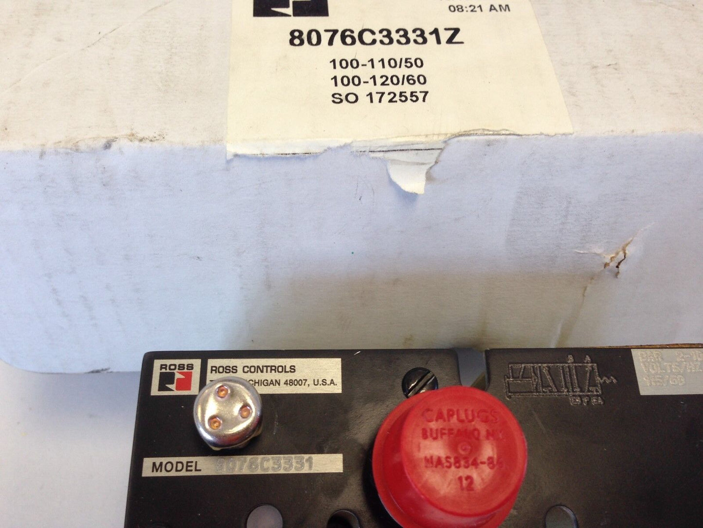 New Ross 8076C3331 Z Pneumatic Solenoid Valve,120 Vac ,Dc