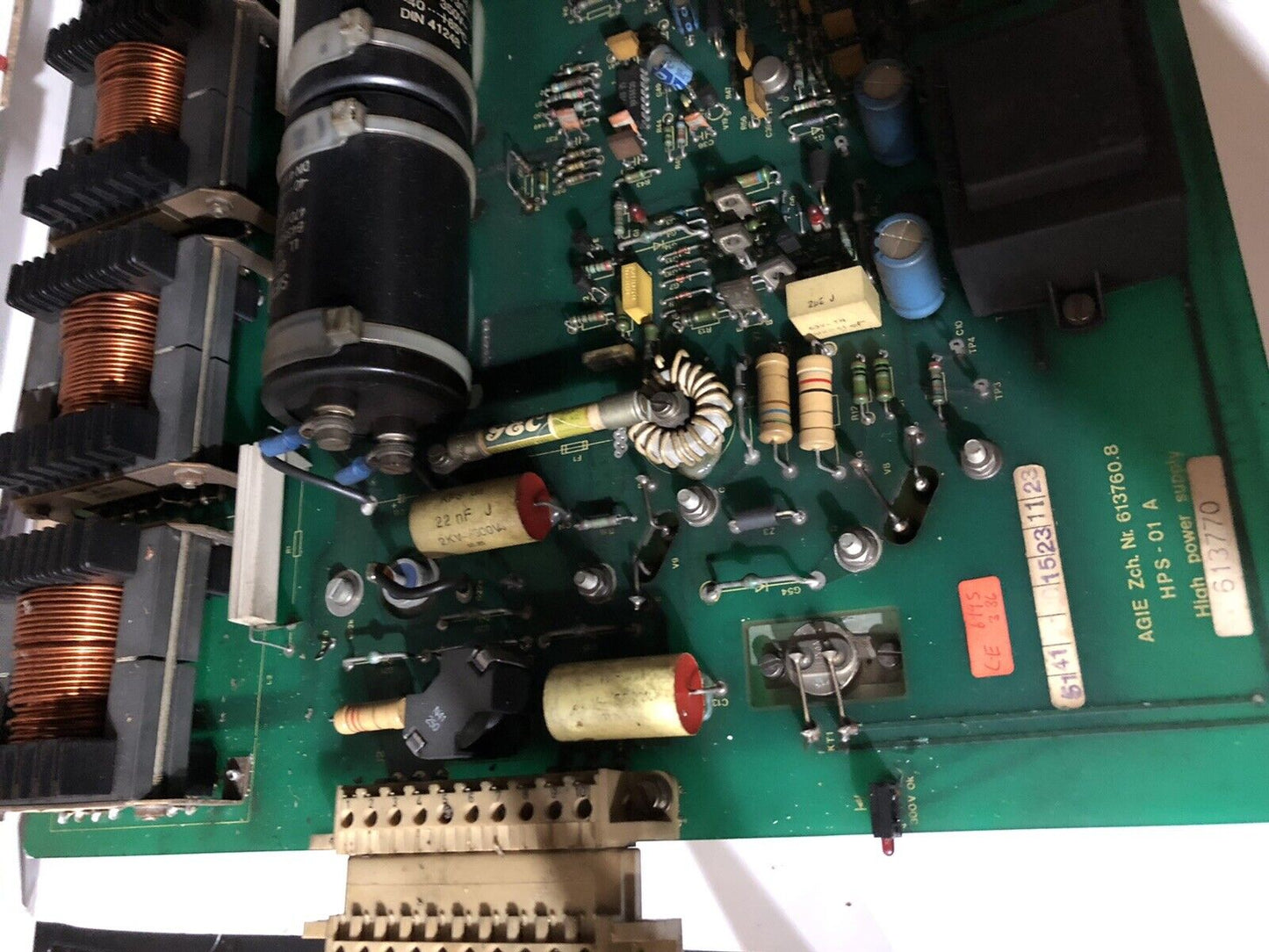 Agie Hps-01 A 613760.8 High Power Supply Pcb 4 Agiepuls Mm Wire Edm Control,To