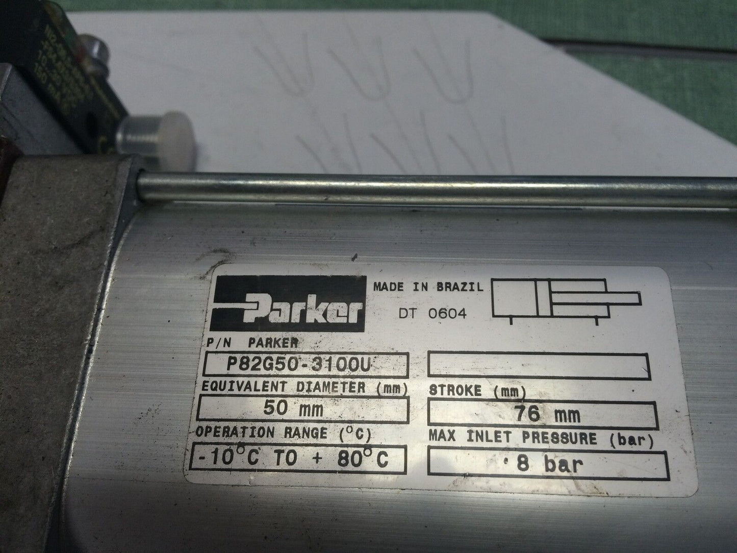 New Destaco 82G5n-612C907-217180A Clamp,Parker P82g50-3100U, 76Mm Stroke,Aj