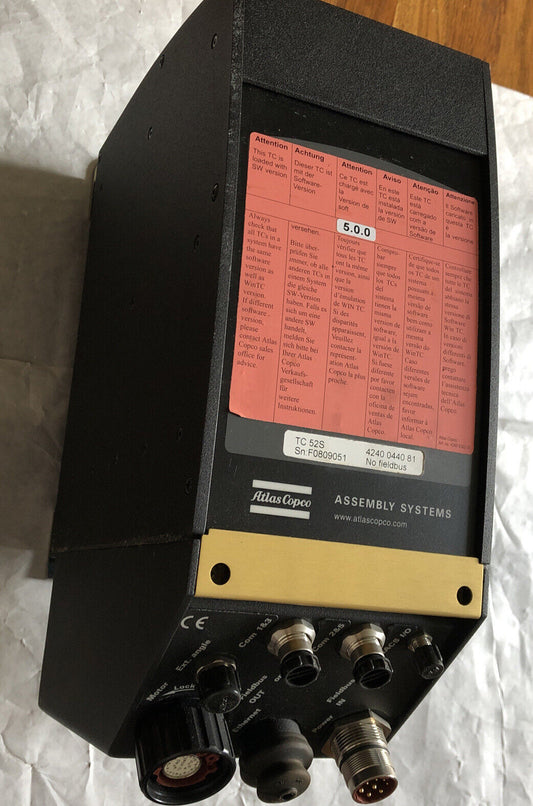 New Atlas Copco 4240 0440 81,Tc 52S,Assembly Systems Power Macs Tc52s-N,Bs