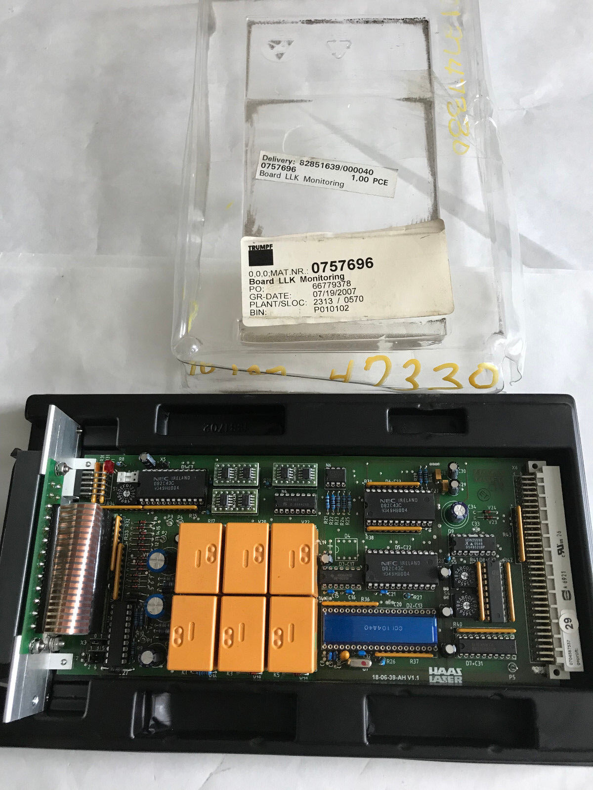 Trumph Haas-Laser 18-06-39-Ah V1.1 Llk Monitoring Board Sko 18-06-39-00/04,Sc