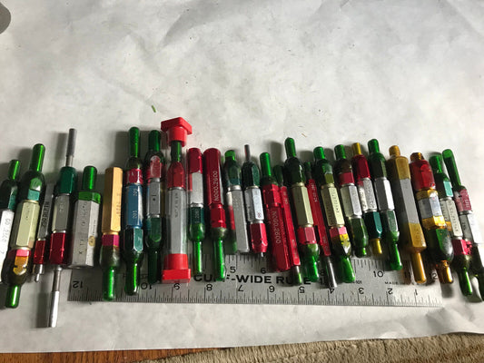 Lot Plug Gage Go Nogo Van Keuren .2450,2600,250,2958,2502,2777,2300,2505,190,Es
