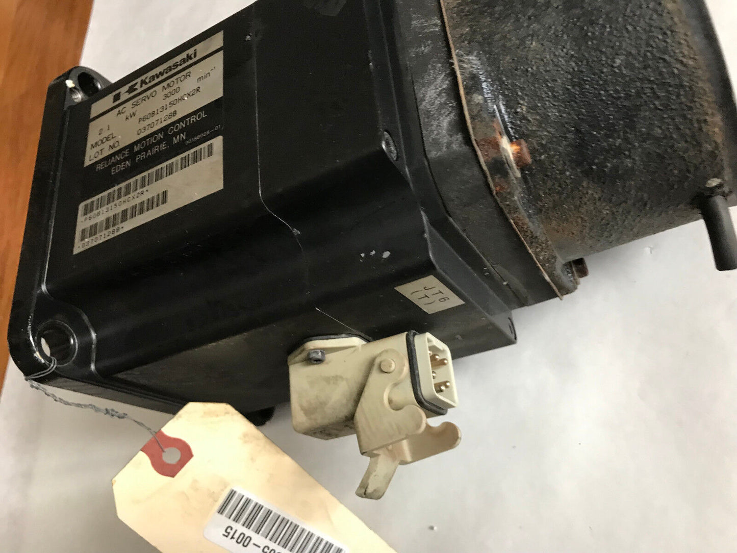 Kawasaki P60b13150hcx2r Ac Servo Motor,3000 Rpm,2.1 Kw,P6ob1315ohcx2r,Sd