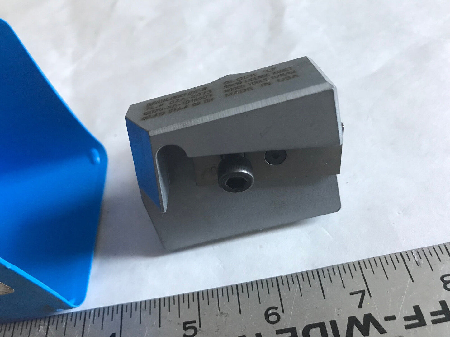 Valenite 8Za-2073 Abs-50 Shank Tool Block "U",  G028-Xa-1016903  Modco Sba50,Aj