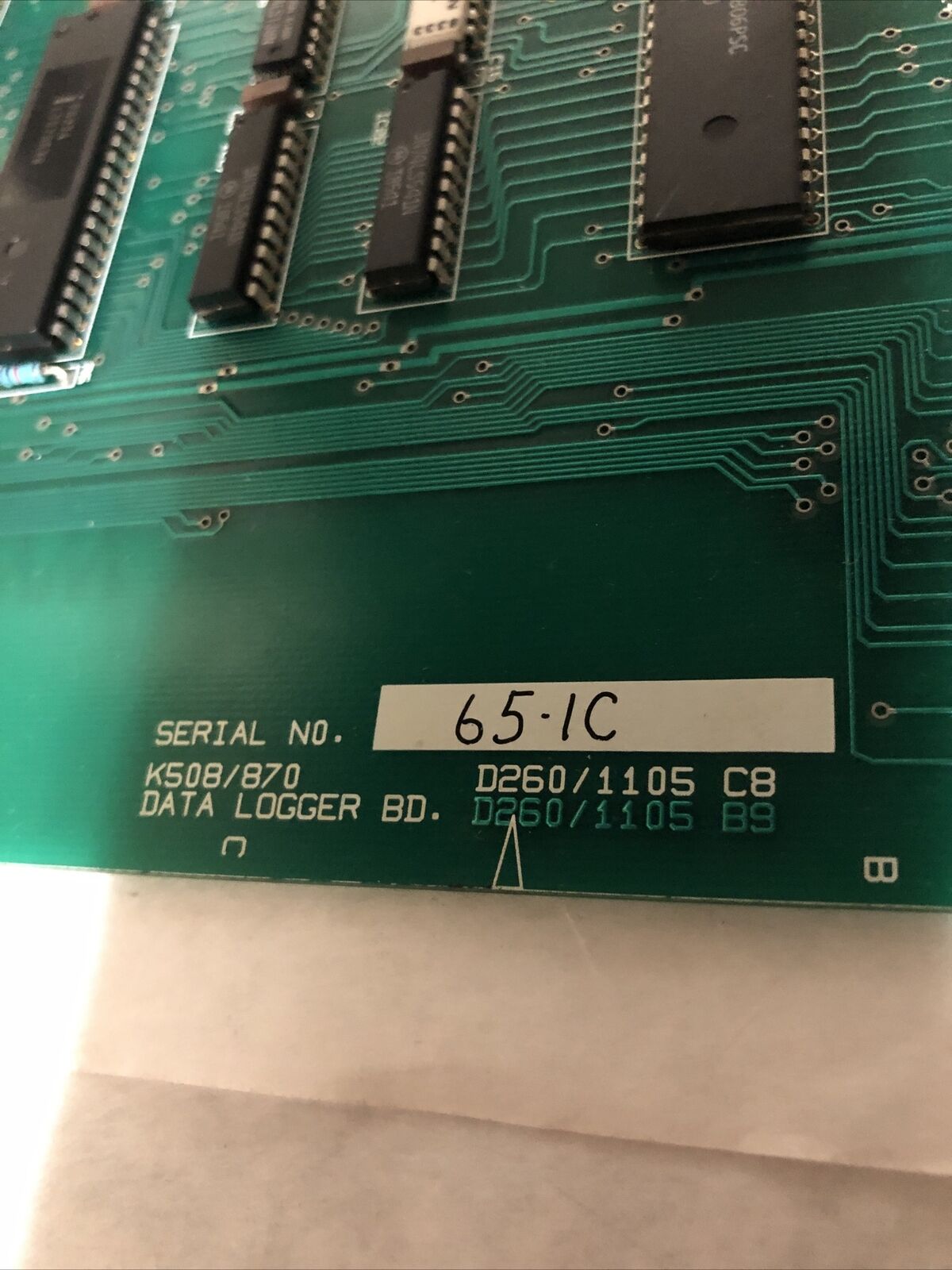 Talyrond 300  D260/1105 C8, K508/870 Data Logger Bd Lef Circuits 38 87 Board,Dj