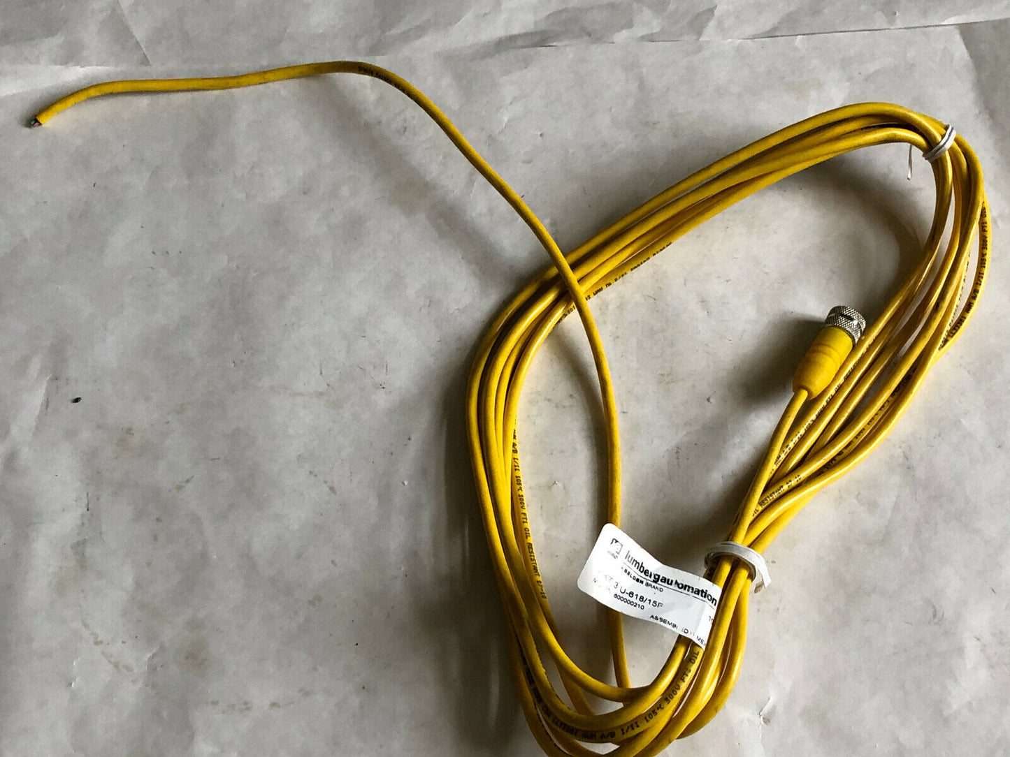 New Lumberg Rkt 3 U-618/15F 600000210 Servo/Encoder Cable,909618 E41663,Se