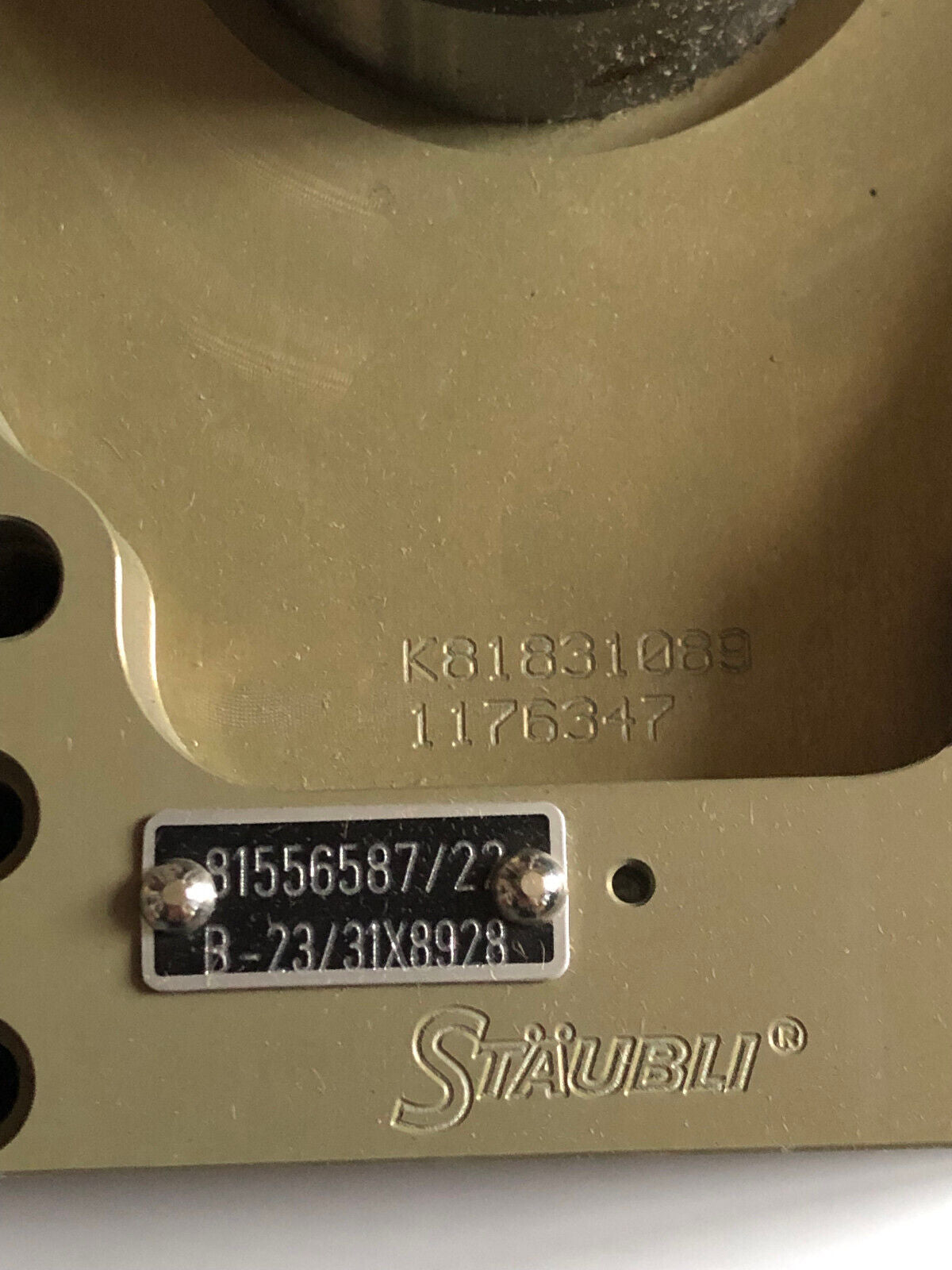 New Staubli 81556587/22 B-23/31X8928,Staubli 81556587/22,K81831089,1176347,Al