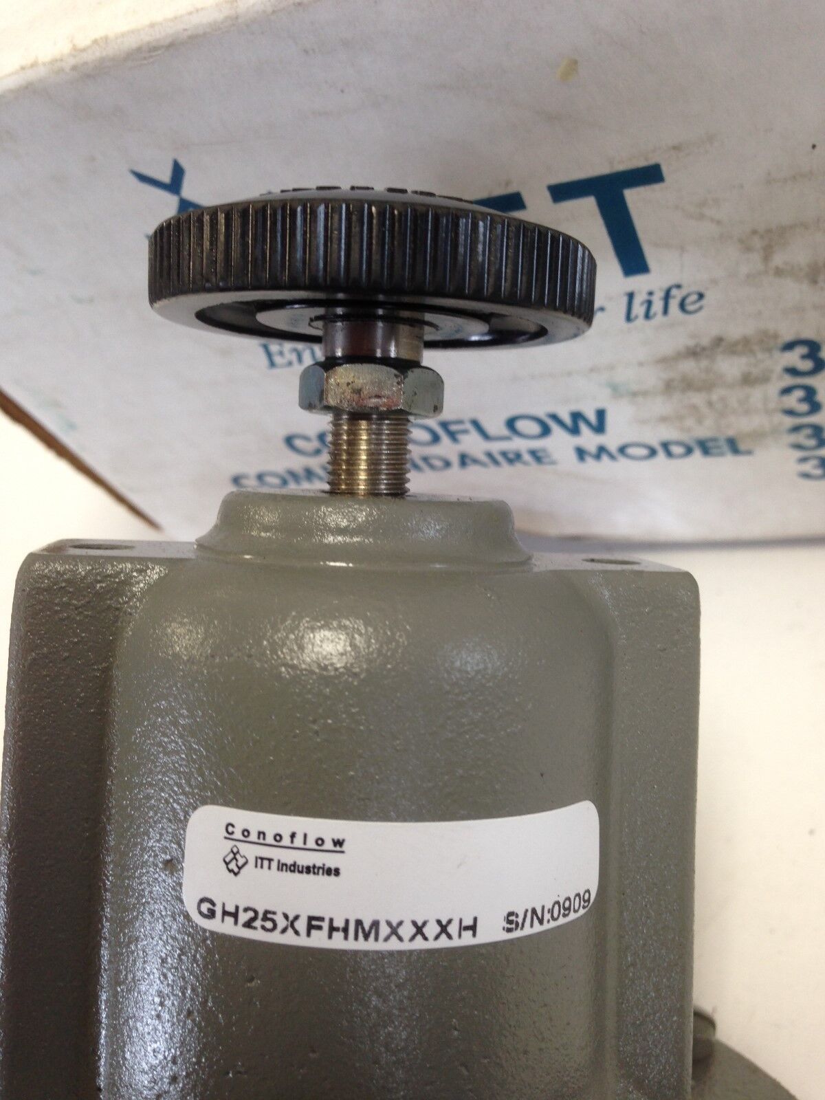 New Itt Conoflow Gh25xfhmxxxh Pressure Regulator, 1/2" Npt,Da