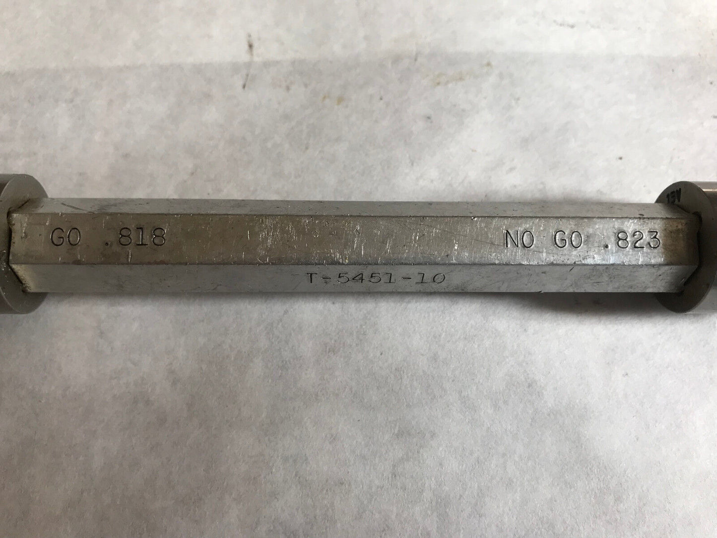 The Pipe Machinery 818,823 Go No Go Plug Gauge Inspection Gage .818 .823,Ag