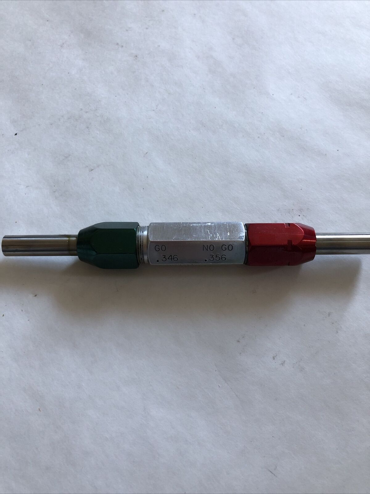 Pmc Plug Gage Go .346 No Go .356 59191 S-20883 Gauge,Dg