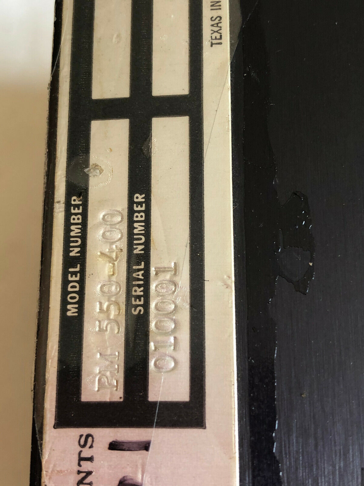 Texas Instruments  Pm 550-400,Texas Pm 550 400,Cf,Cl