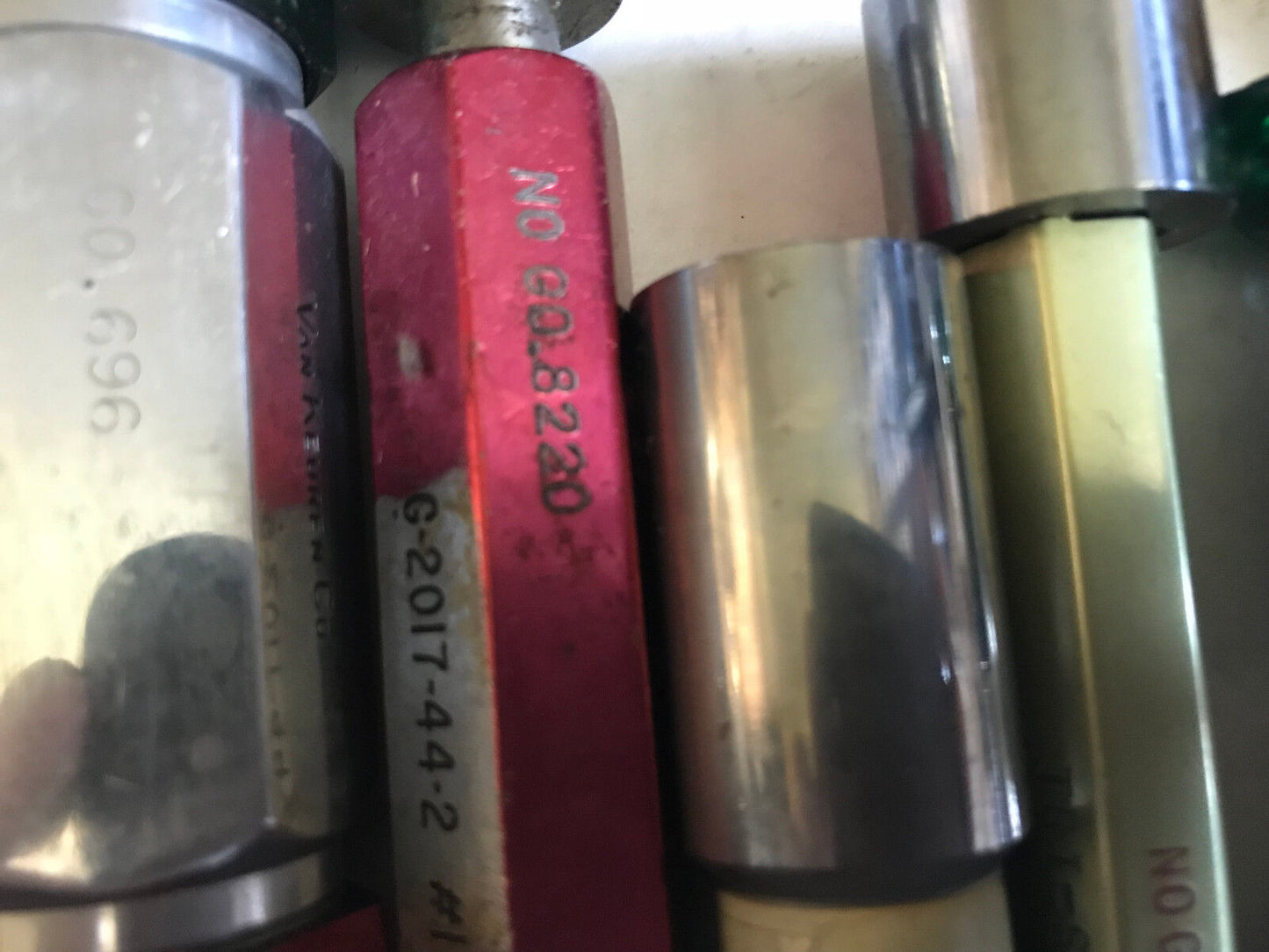 Lot Plug Gage Go Nogo Van Keuren .835,840,696,698,8236,8220,8085,881,8750,Es