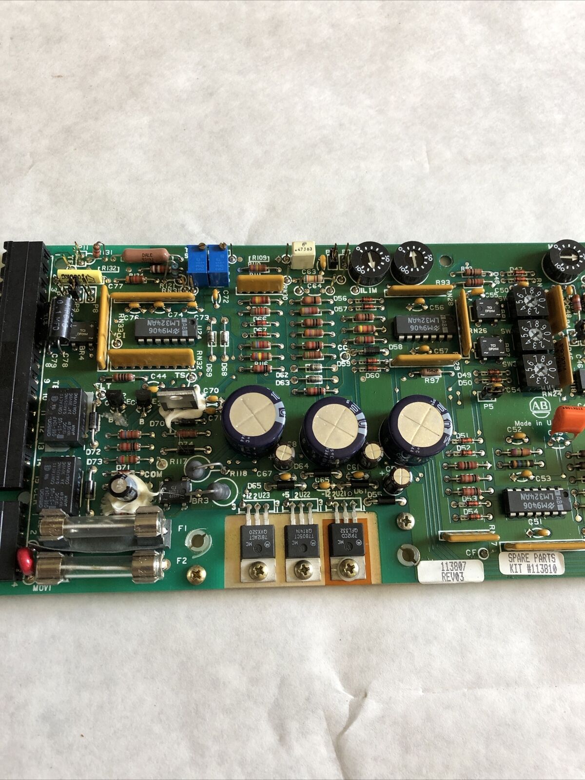 New Allen Bradley 113807 Rev03,113810 Assembly 20/40A Board Sp113830,Fk