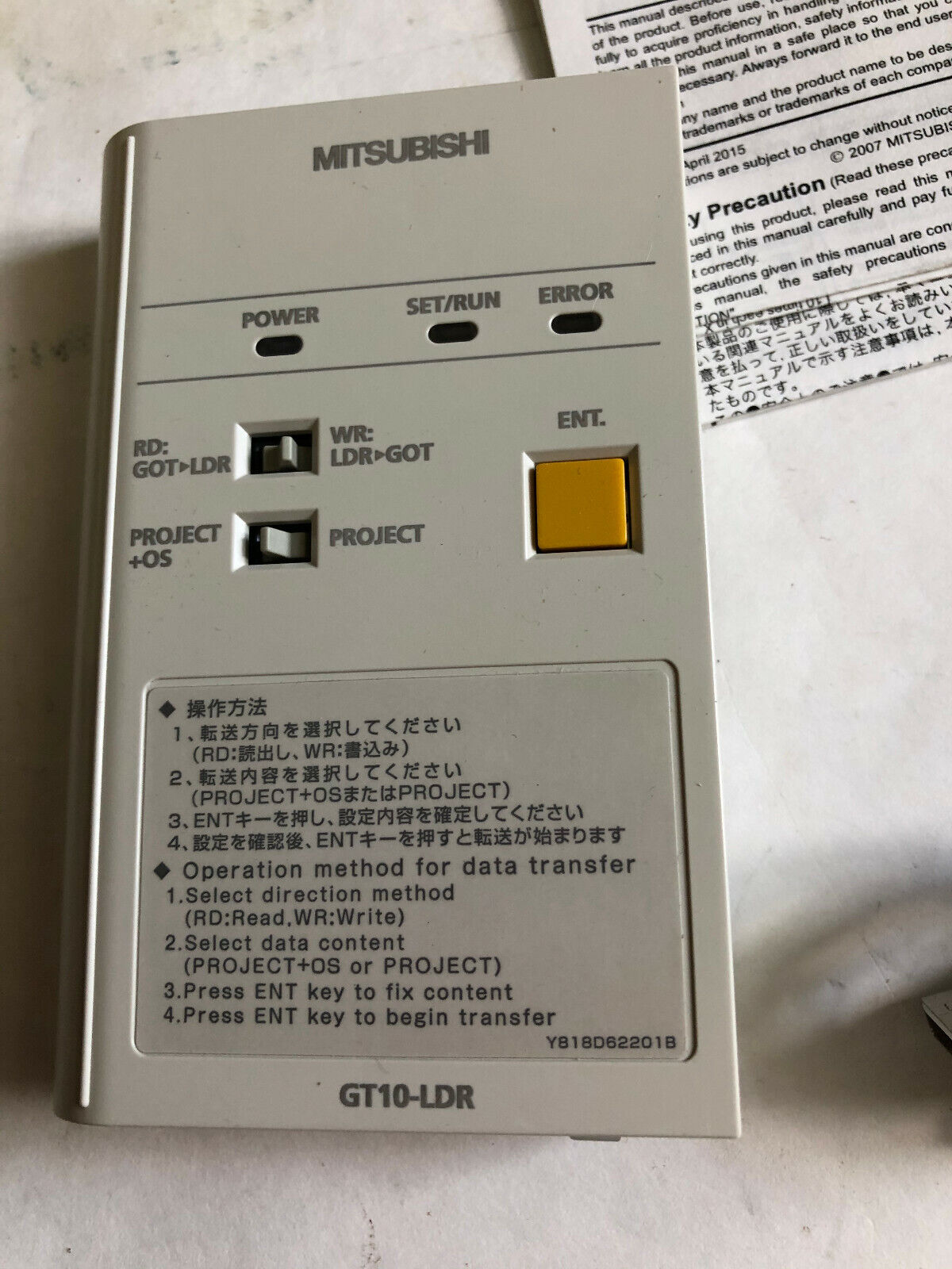 New Mitsubishi Electric Gt10-Ldr Program Loader. Got1000 Controller,Te,Tn,Em