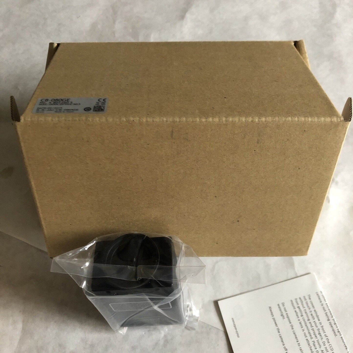 New Jai Cb-080Ge. 0.8Mp Color Area Scan Ccd Camera. C Series,Di