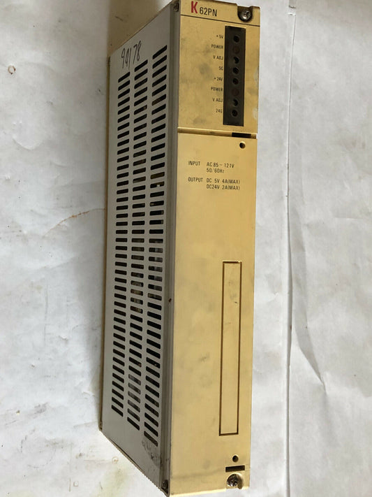 Mitsubishi K62pn,Melsec-K,Sequence Controller, Power Supply Module,Cw
