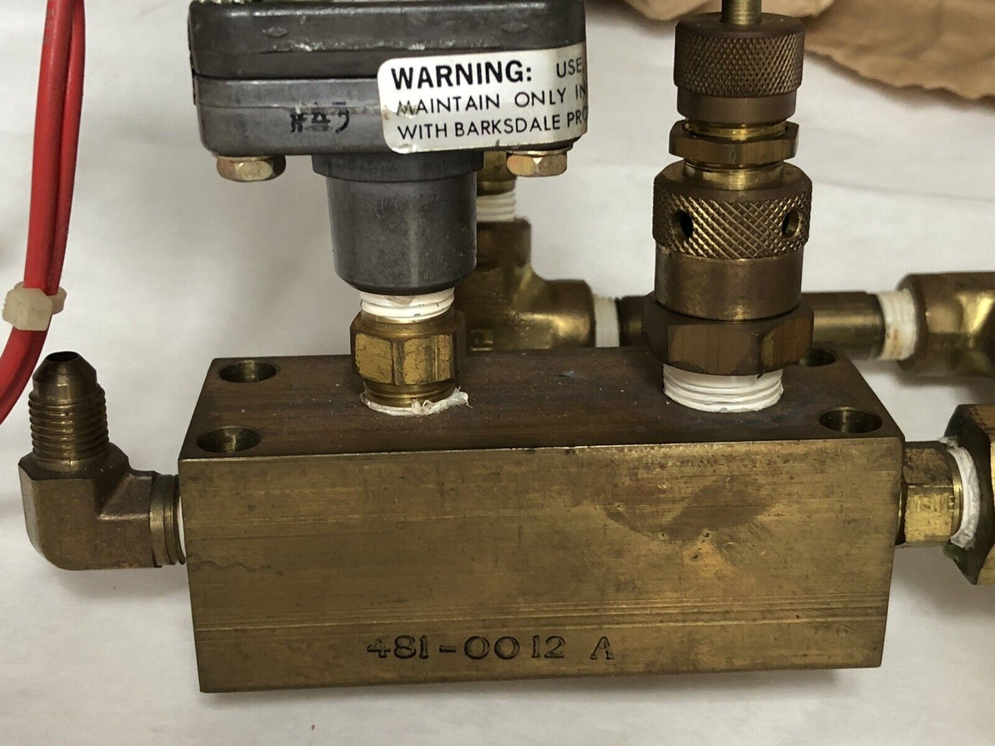 New Harris 47-50 Cr Acetelene Gas Regulator Pressure Assembly 481-0012 A,Dk