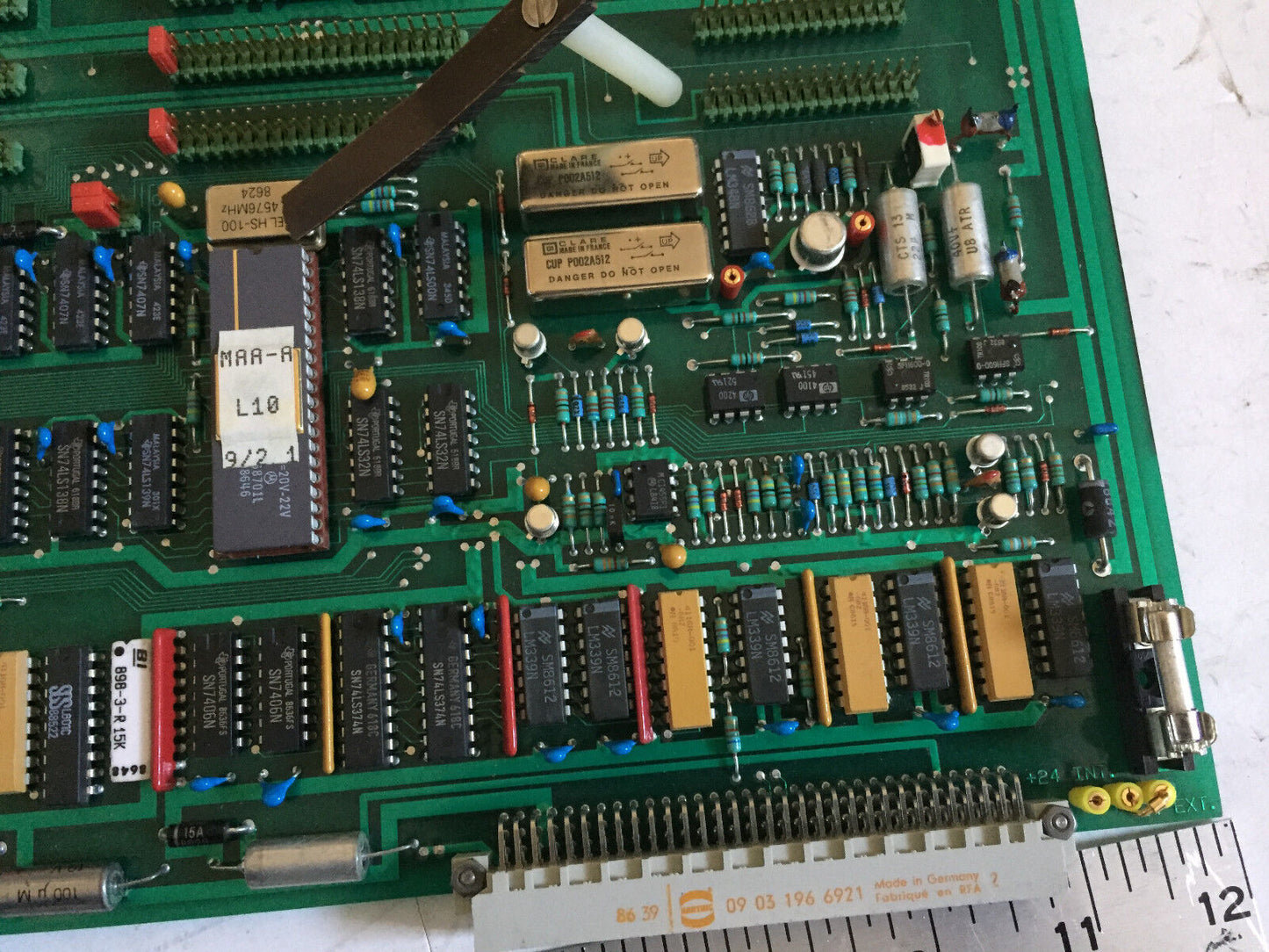 Cgee Alsthom Maa, 90801105-F Rev.F, Cgee Alsthom-Red Pcb Board,Cz
