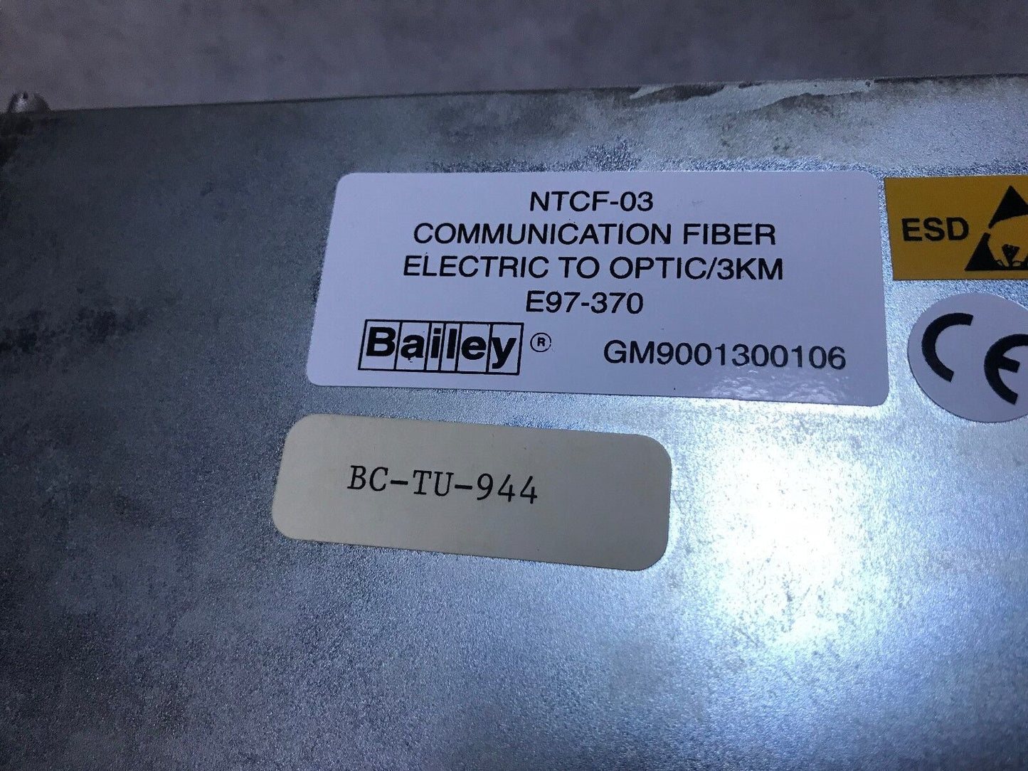 New Abb Bailey Ntcf-03 Communication Fiber Electric Optic/3Km E97-370,Ef