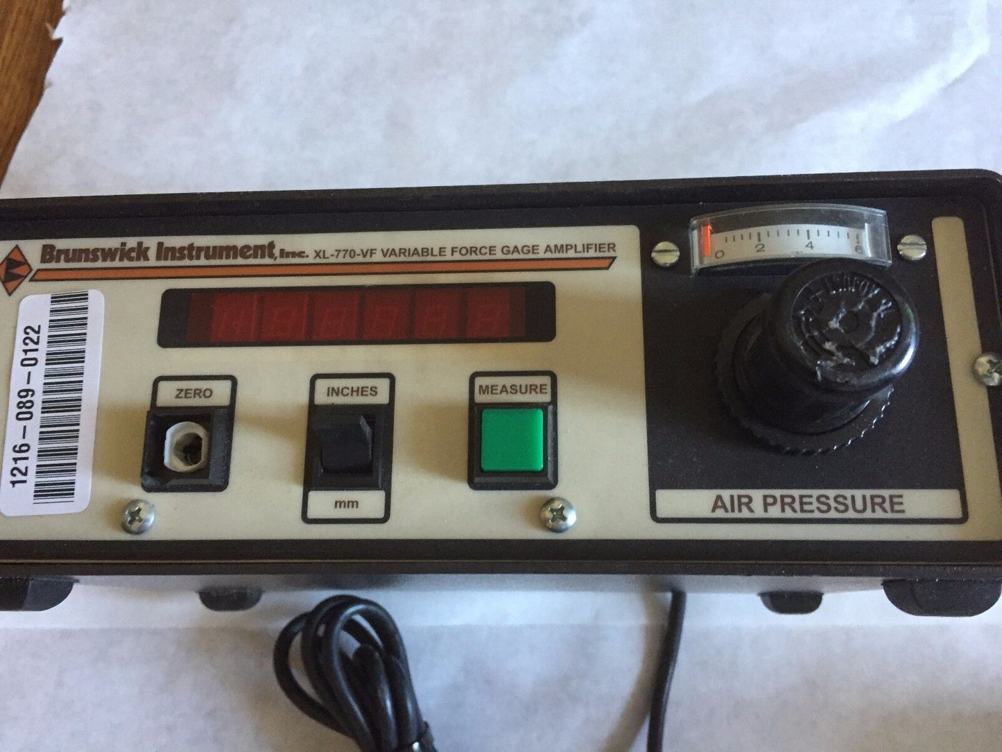 Brunswick Instrument Xl-770-Vf Variable Force Gage Amplifier (Damage),Bz