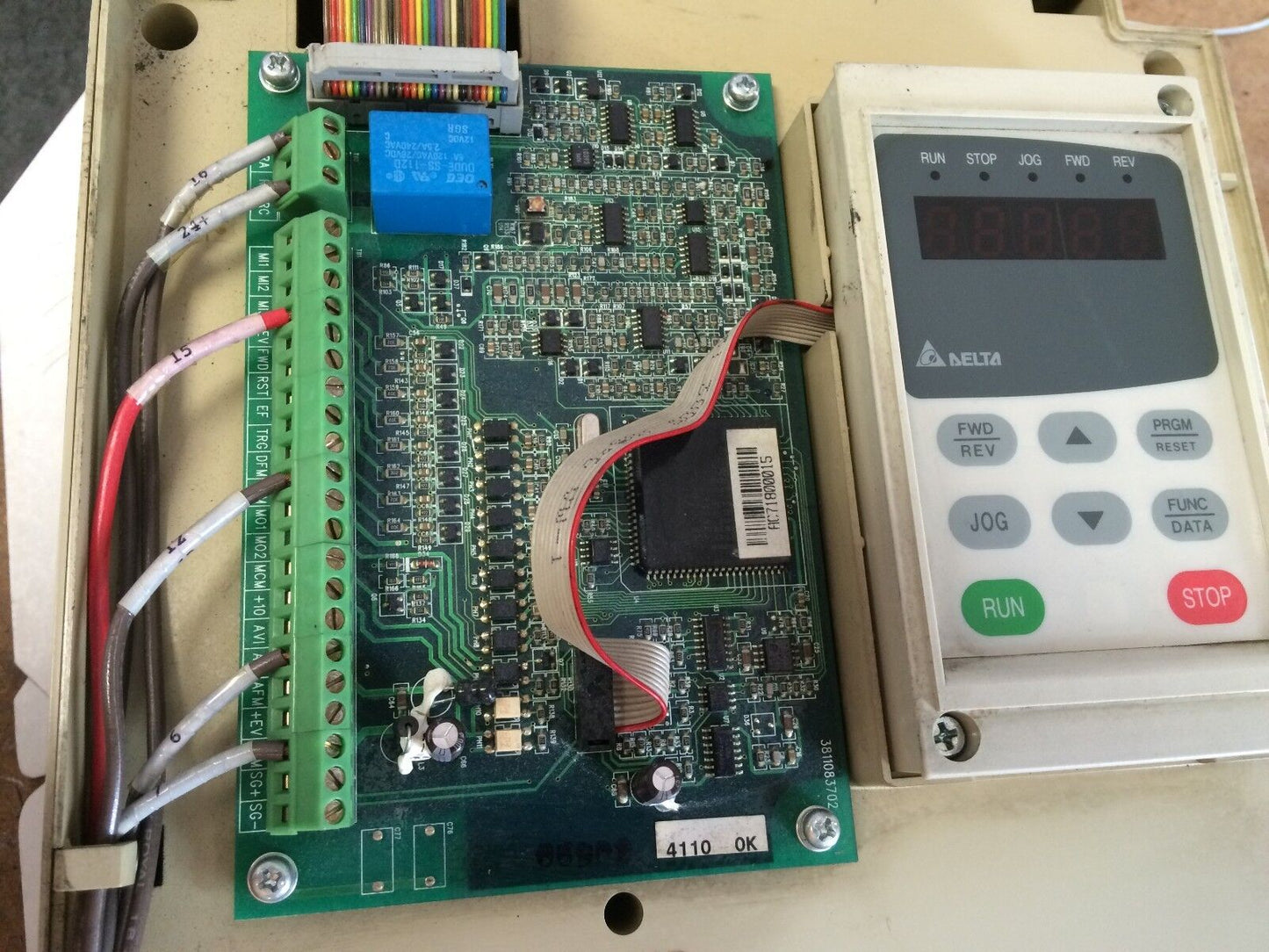 Delta Vfd110a43a Drive,3Ph,3811083702,15 Hp, 380-480V (No Front Cover),Tb