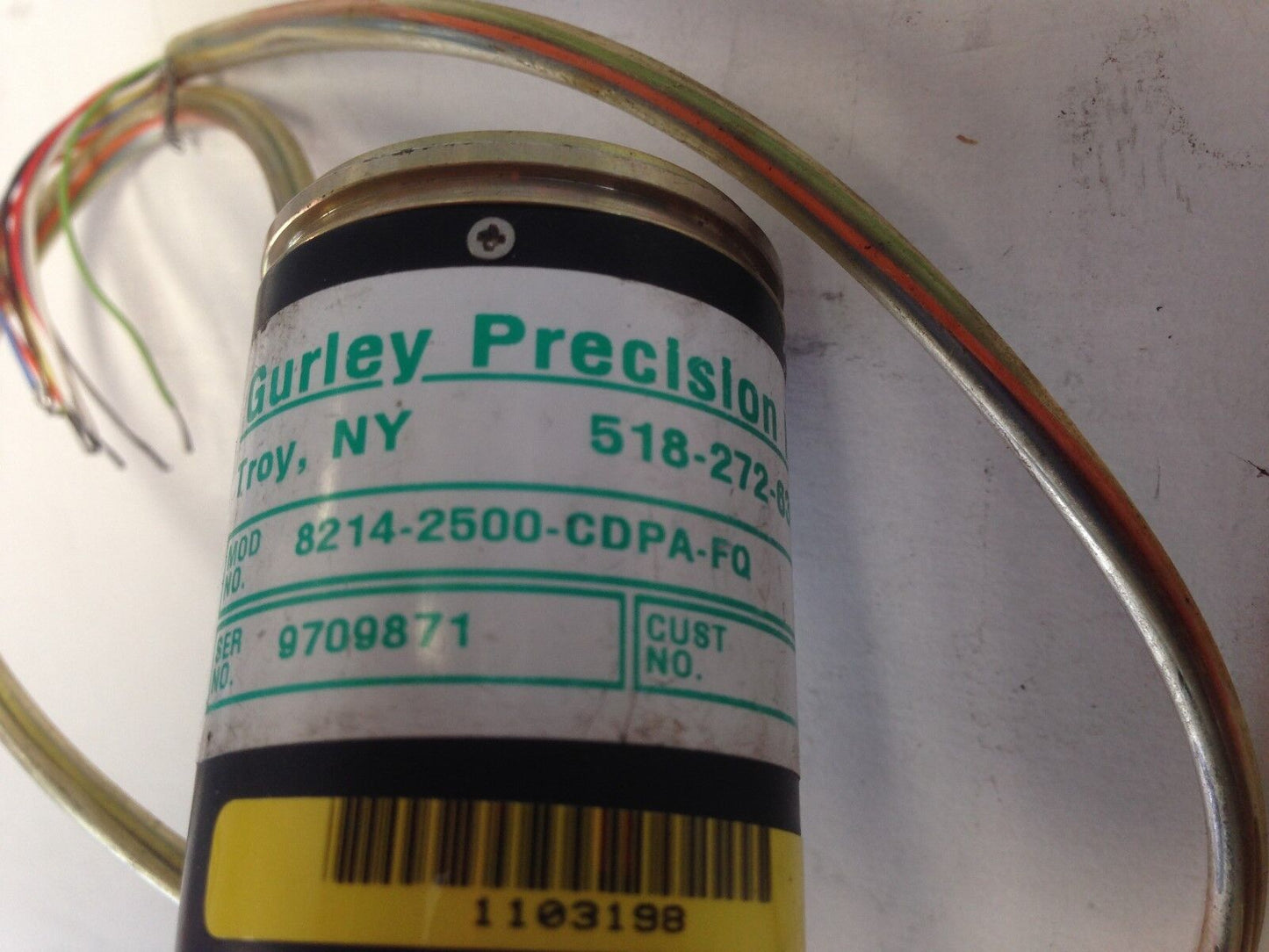 New Gurley Precision Encoder 8214-2500-Cdpa-Fq Shaft Dimension 1/8" X 21/64",Dh