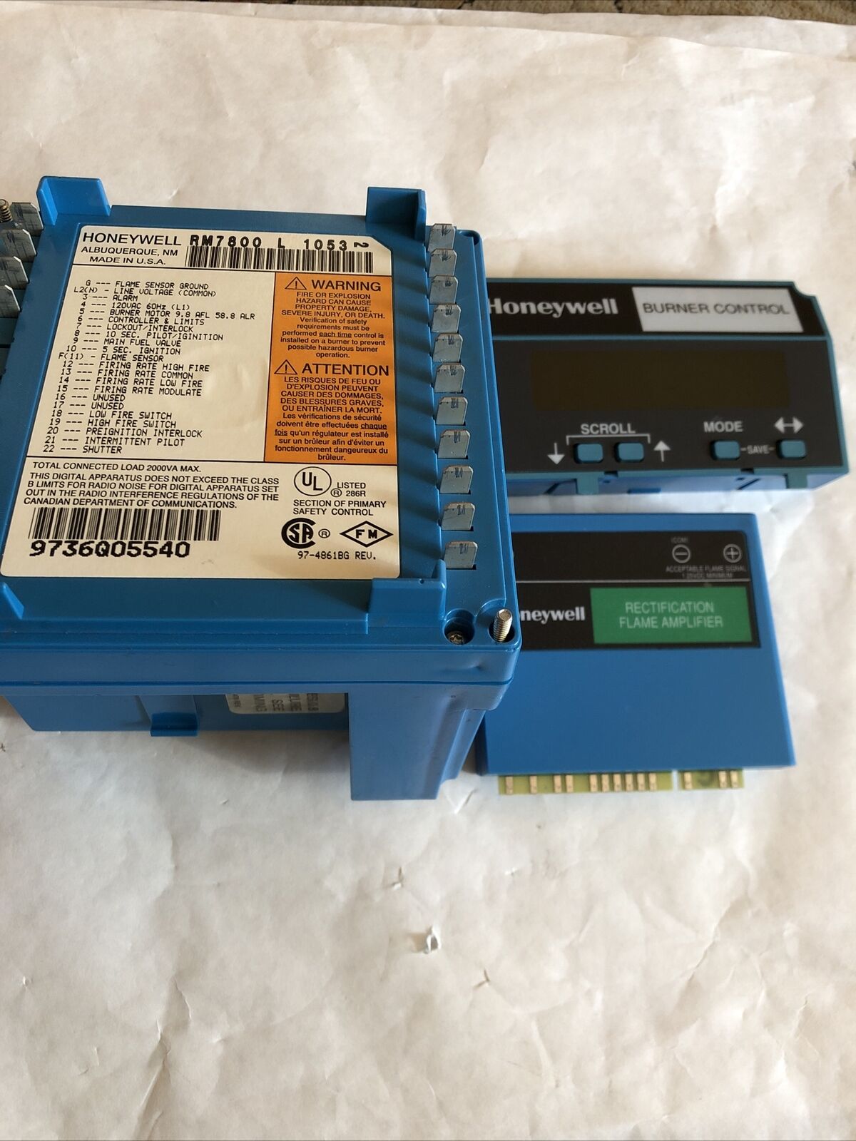 New 1 Set Honeywell Rm7800l1053,S7800a1001,R7847 A 1033,S7800a1013,Es