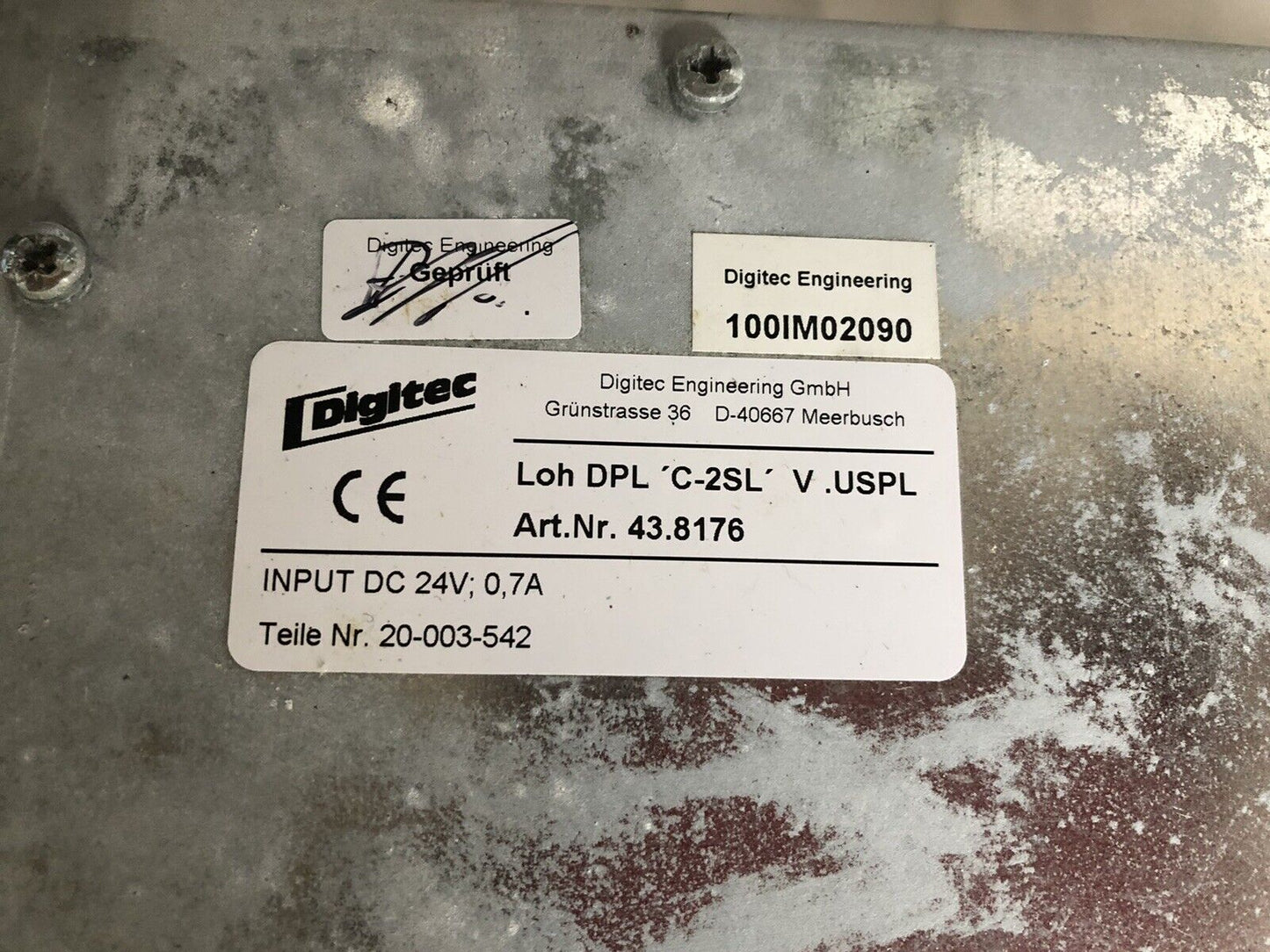Digitech 43.8176 Operator Interface, 24 Vdc Loh Dpl C-2Sl V .Uspl,Di