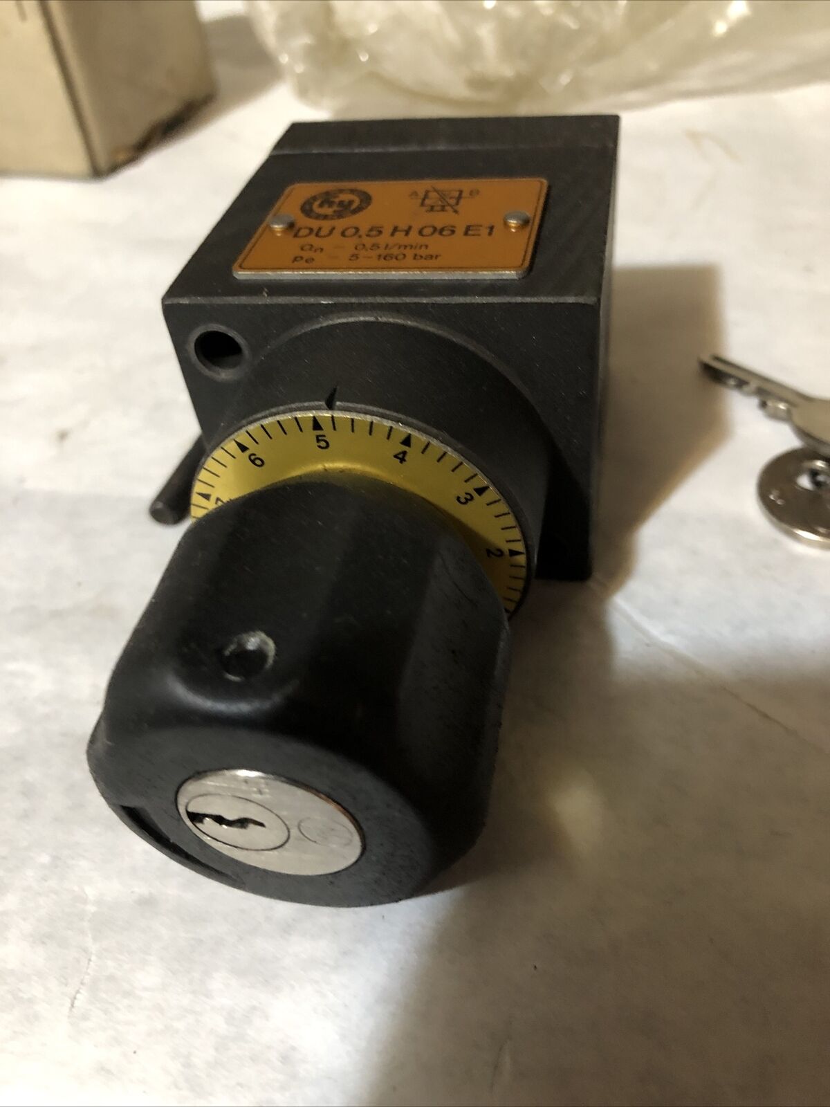 New Hydraulik Ring Du 0,5 H 06 E1,Hy Hydraulik Ring Du 0,5 H Lockout Valve,Br