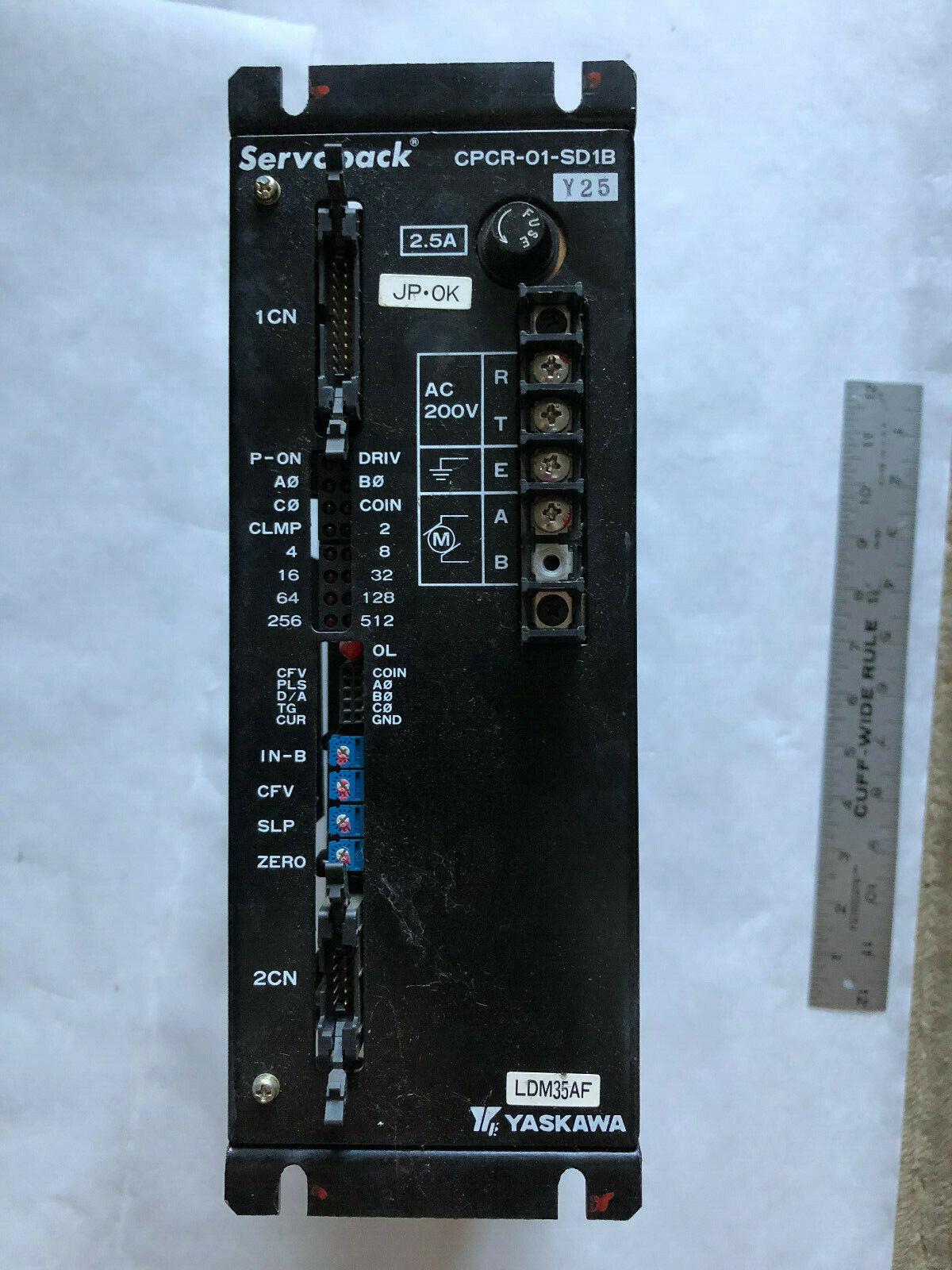 Yaskawa Cpcr-01-Sd1b Servo Pack,Ldm35af,S12419-2-44 Servo Drive,Sg