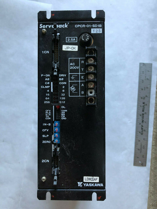 Yaskawa Cpcr-01-Sd1b Servo Pack,Ldm35af,S12419-2-44 Servo Drive,Sg