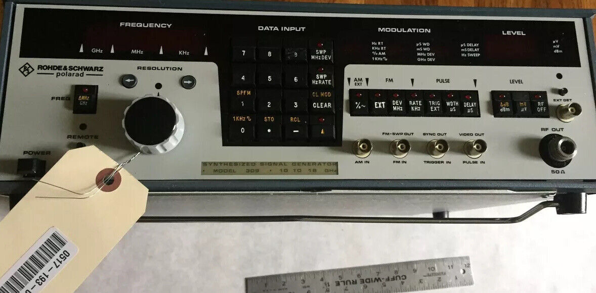 Rhode & Schwarz 309,Synthersized Signal Generator 309,Polarad,Bg