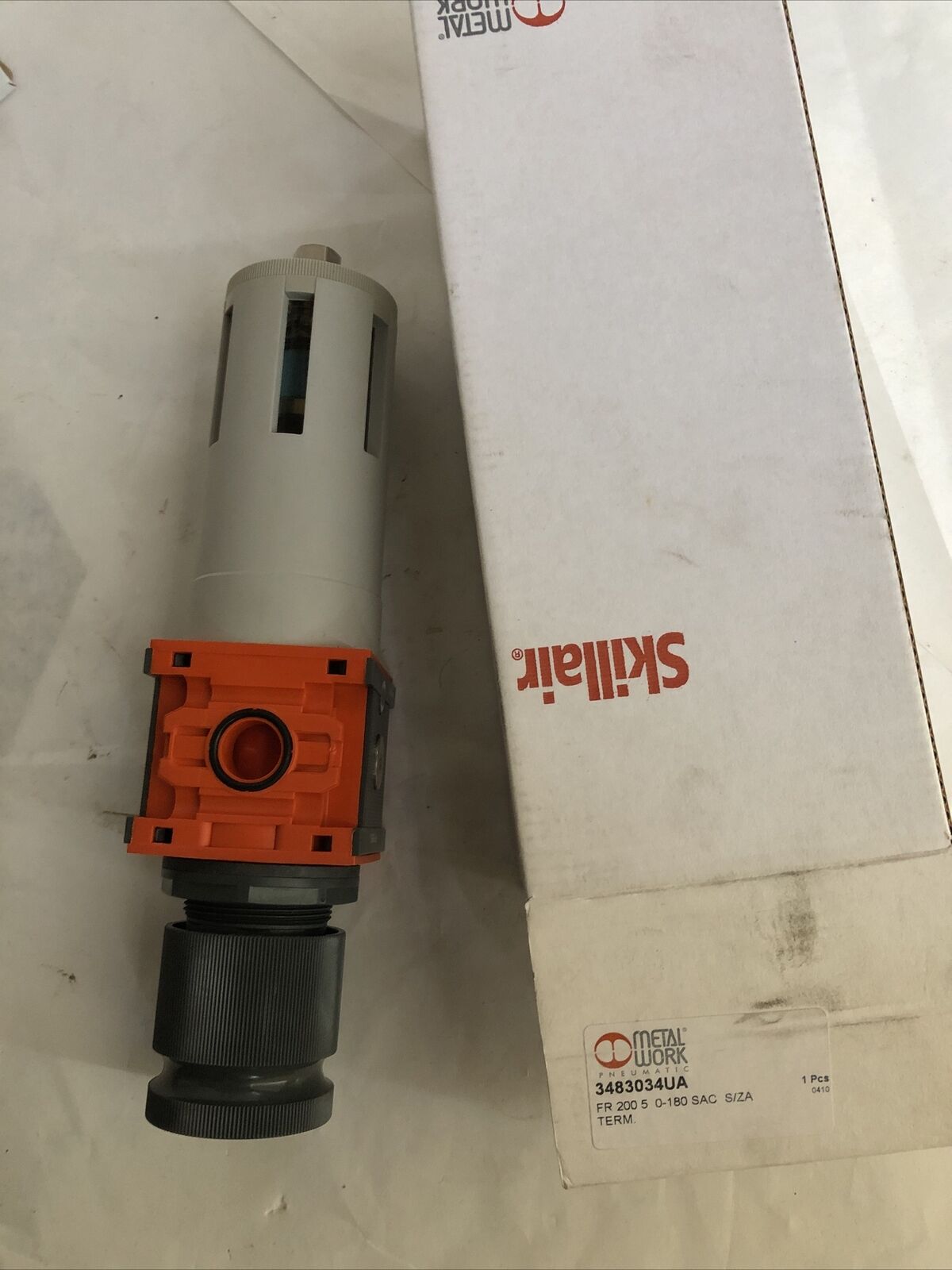 New Metal Work Fr 200 5  3483034Ua Pneumatic Filter Regulator, 0-180 Psi,Dc