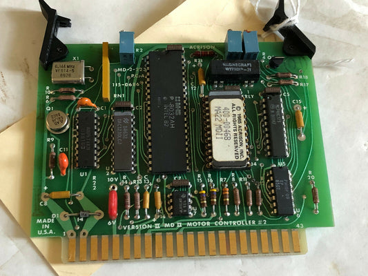 Acrison Version Ii Md Ii Plc Control Board Md-2-223 V2 Motor Controller #2,Ar