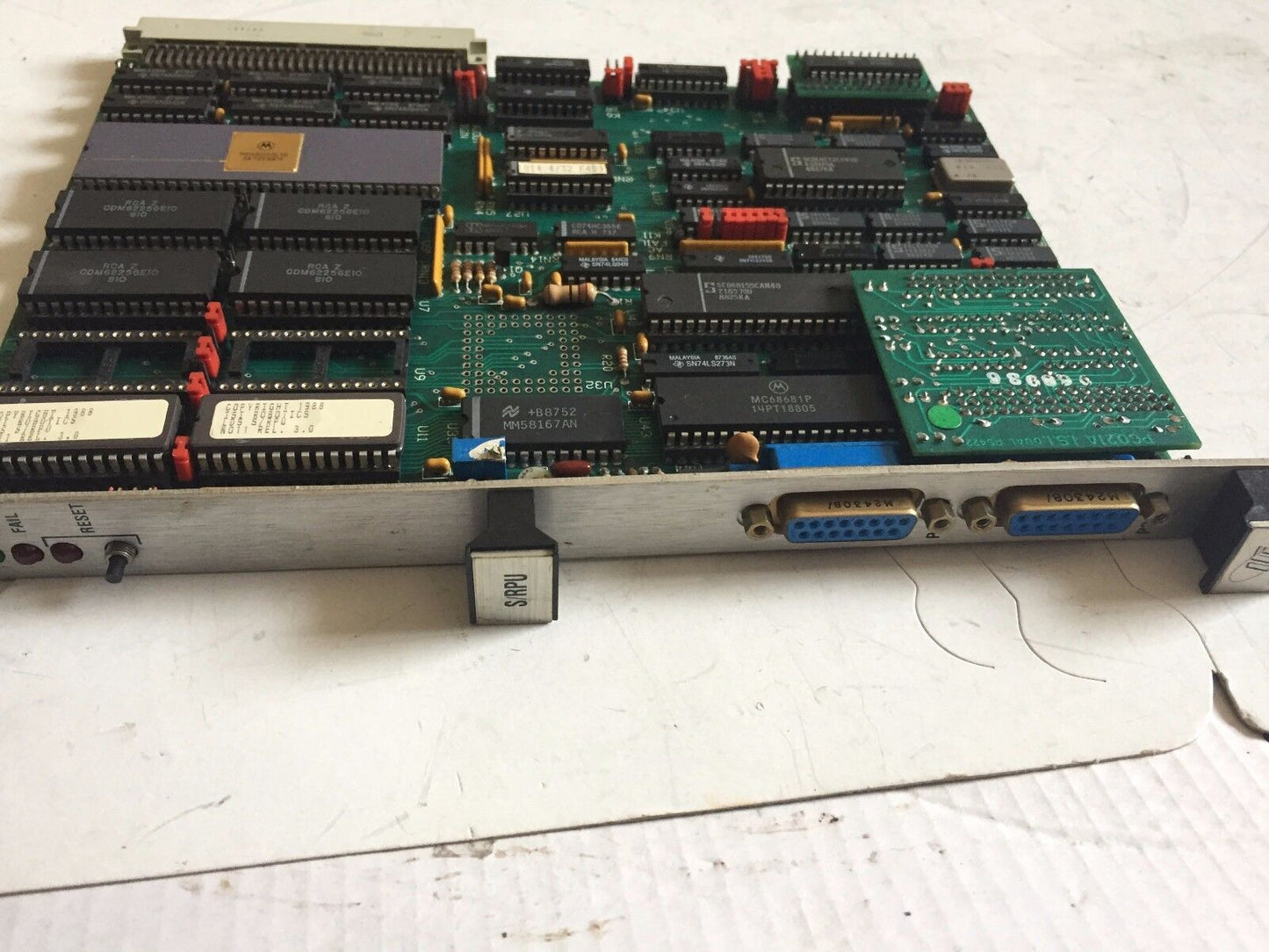 Isi S/Rpu,Pc014e,Pc021a, Norgren Control Card S/Rpu P1/P2 15Pin Connector,Eb