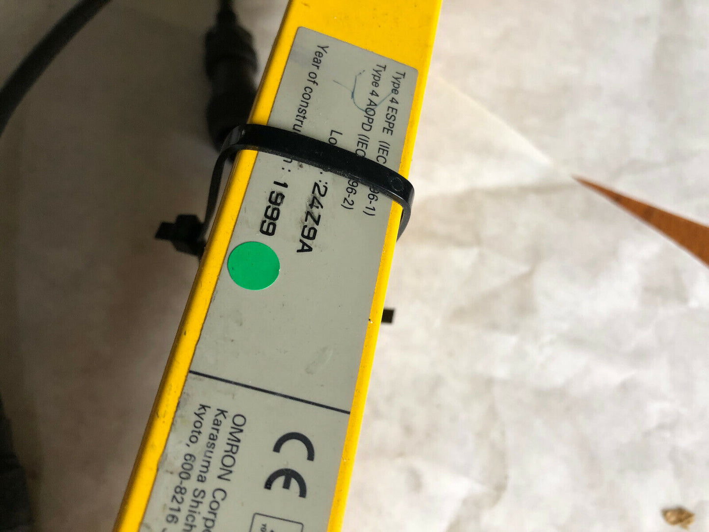 Omron F3s-A481-D Espe Iec 61496-1 Type 4 Aopd Iec 61496-2,F3s-A481-L Curtain,Bd