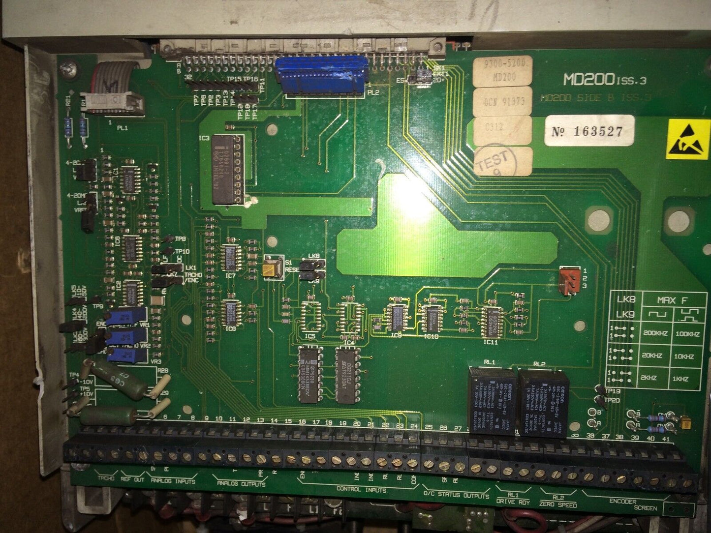 Seco Mentor M3450-100000 Warner Electric M3000 Dc Drive,M34-6M4q56,M346m4o56,Ch