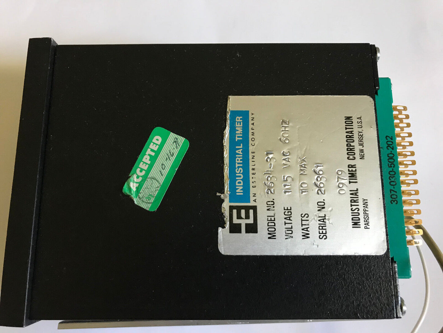 Itc 2634-31  Minutes Esterline 2634-31 Industrial Timer 2634-3 E Module,Eq,Ep