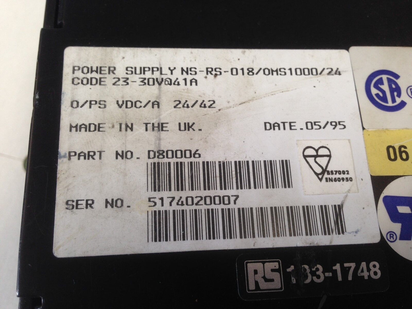 Lambda Oms1000/24 24V 41A Ns-Rs-018/Oms1000/24,080006,Omega 1000 Coutant,Fk